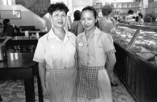 Waitresses at Philippe's restaurant