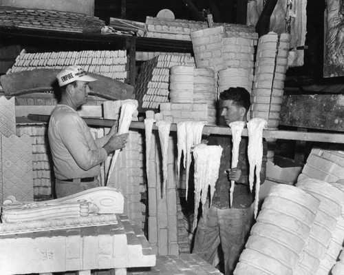 Plaster set props at Twentieth Century Fox