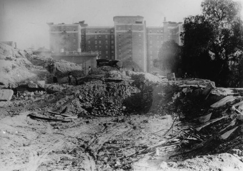 LAPL Central Library construction site, view 13