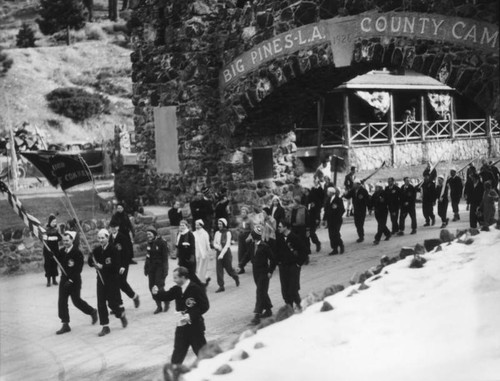 Winter sports carnival at Big Pines, view 1