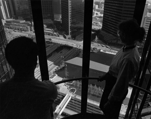 Riding the Bonaventure elevator