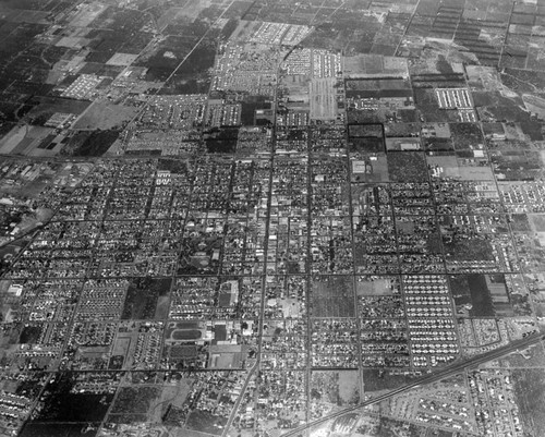 Anaheim looking eastward