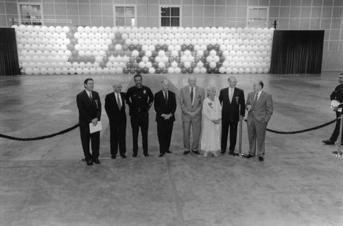 Mayor and group, Los Angeles Convention Center