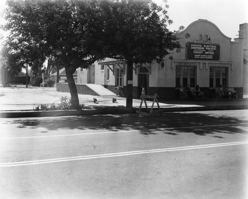 Fullerton Pacific Electric bus station