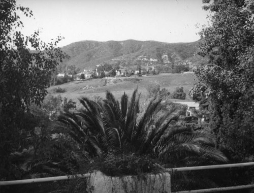 Houses nestled in the hills