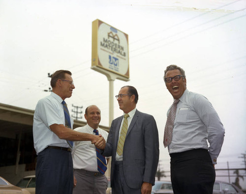 Kenneth Hahn visits Modern Materials Co