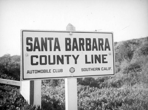Santa Barbara county line