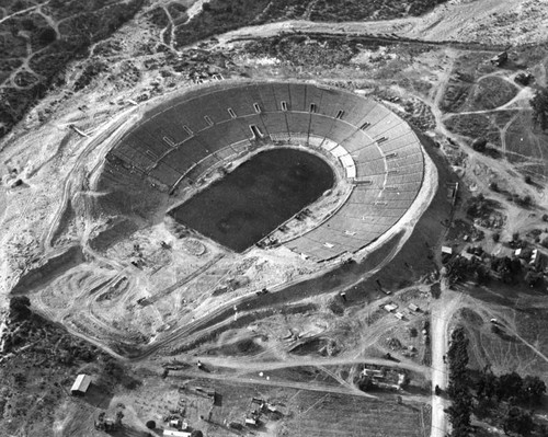 Rose Bowl under construction