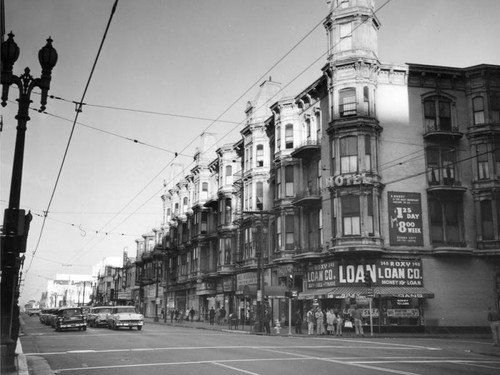 Looking down Main Street at 4th