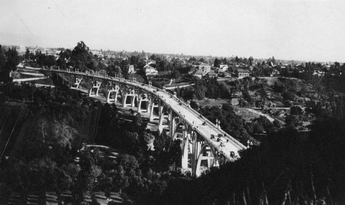 Colorado Street Bridge, a postcard