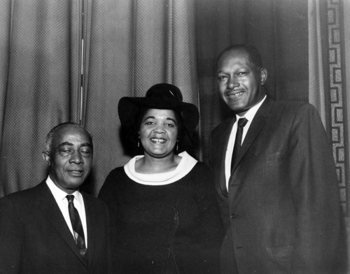 Gilbert Lindsay, Blanche McSmith, and Tom Bradley