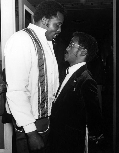 Deacon Jones and Sammy Davis, Jr