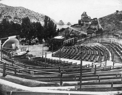 Outdoor theater, Catalina Island, Calif