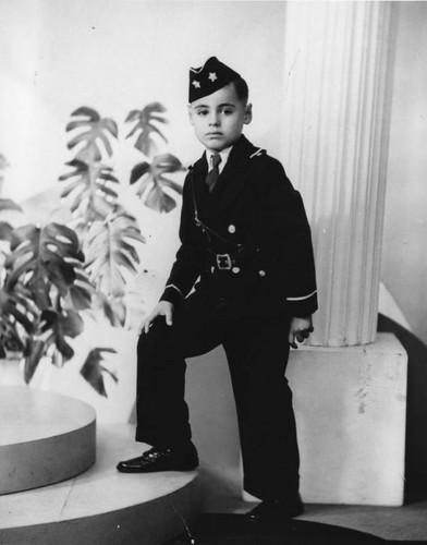 Boy in uniform