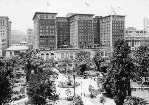 Pershing Square and Biltmore Hotel