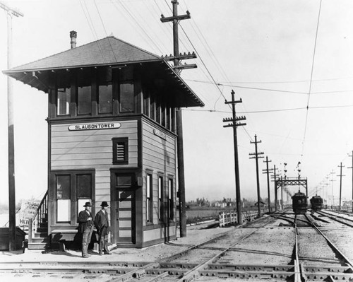 Slauson Tower electric car station