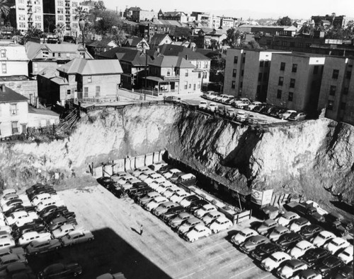 Bunker Hill at Olive and 2nd streets