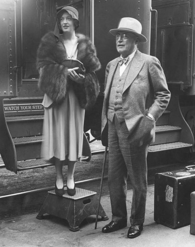 Marion Davies and Judge Bernard Douras