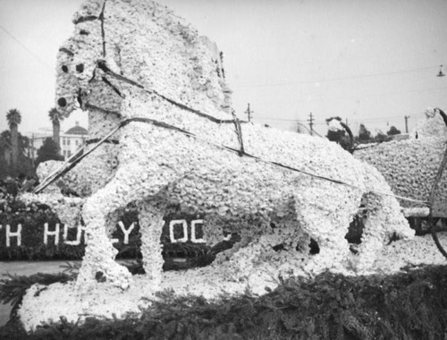 Monterey Park float after the 1938 Rose Parade