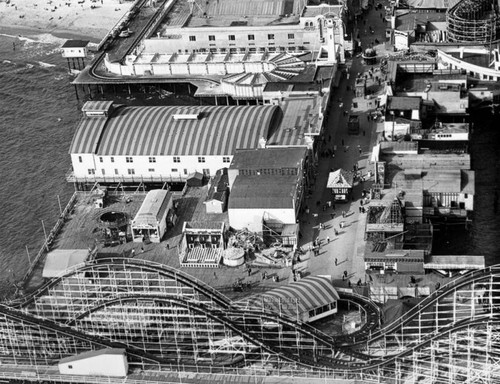 Aerial view of Venice pier