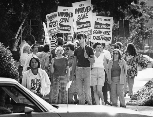 Anti-prostitute brigade pickets