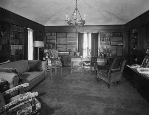 Library, Fairbanks residence