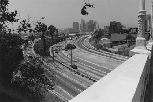 Santa Ana and San Bernardino freeways