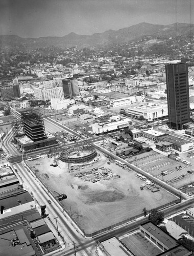 Pacific Cinerama Theatre, Hollywood, looking northeast