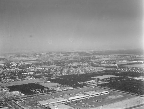 Orange Fair Center, Orangethorpe Ave. and Harbor Blvd., looking northeast