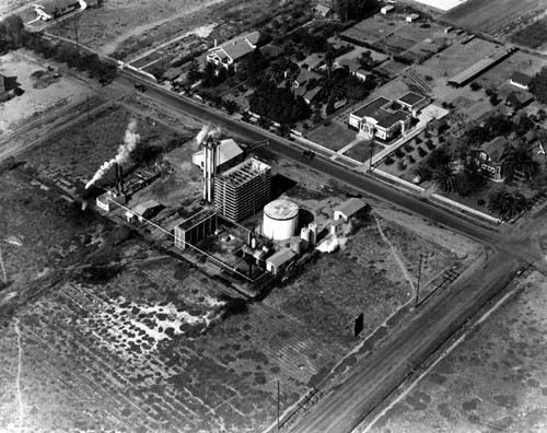 Aerial, unidentified compressor plant