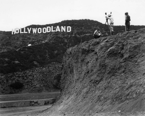 Surveying Hollywoodland