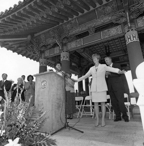 Janice Hahn's inauguration ceremony, San Pedro