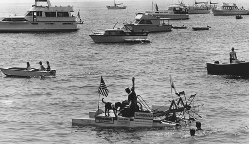 Paddle boat to Long Beach