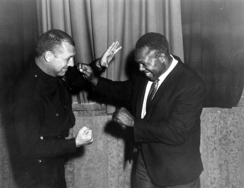 World Champion Boxer, Archie Moore at City Hall