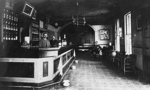 Early bar interior