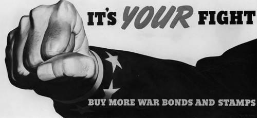 War bond poster by Ren Wicks