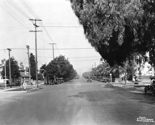 Sunset Boulevard at Highland Avenue