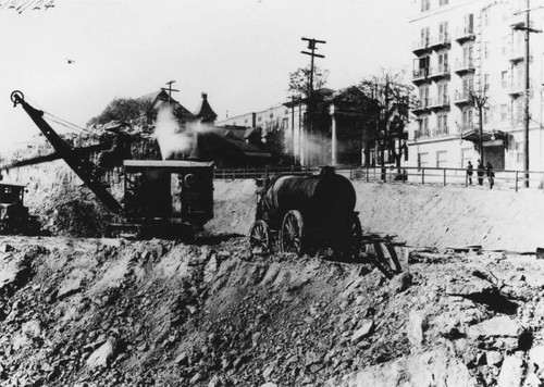 LAPL Central Library construction site, view 11