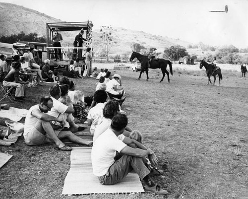 Dust flies at Canoga horse event