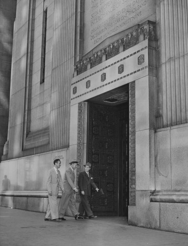 Main entrance, Pacific Coast Stock Exchange