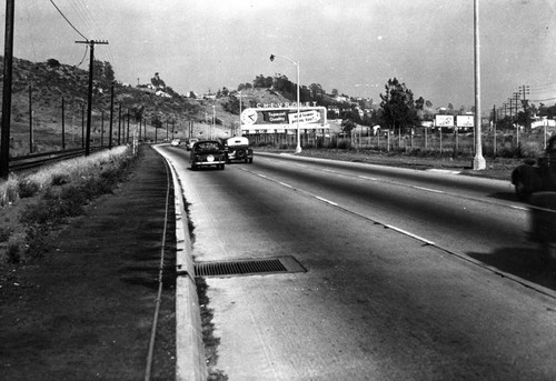 Street with Chevrolet billboard