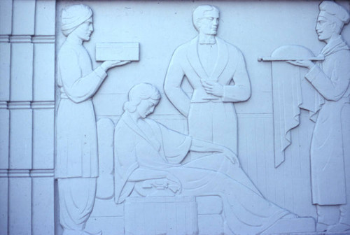 Ambassador Hotel bas-relief