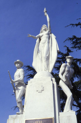 Memorial outside Los Angeles National Cemetery, Westwood