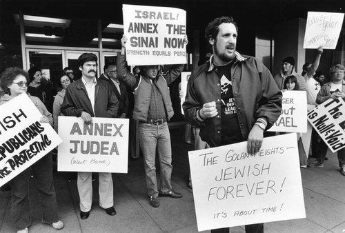 Jewish Defense League demonstration