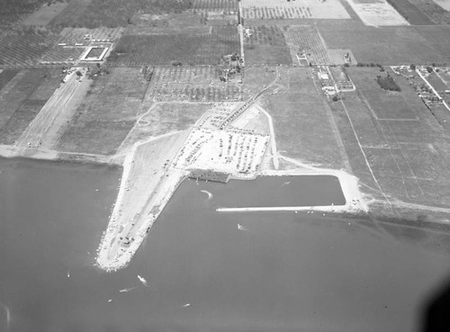 Lake Elsinore, Riverside County, looking northwest