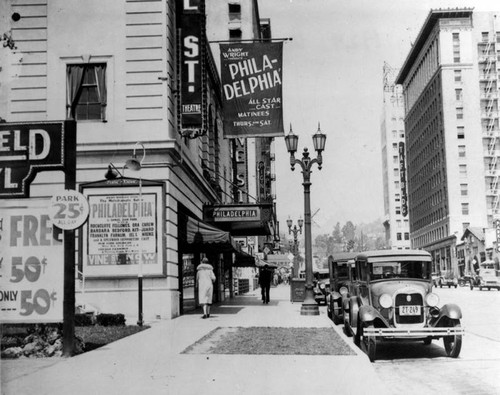 Side view, Vine Street Theatre