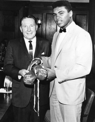 Cassius Clay and Mayor Yorty