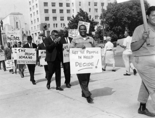 Anti-Poverty funds board protest