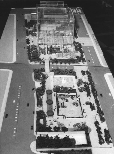 Model for Civic Center Mall