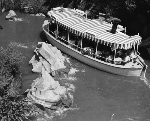 Jungle boat ride at Disneyland